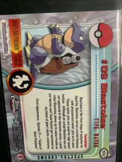 2000 Topps Pokemon Chrome Blastoise Spectra Very Rare Excellent Condition - Image 4