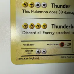 Zapdos 42/108 - Pokemon Evolutions Holo Rare NM - Image 2