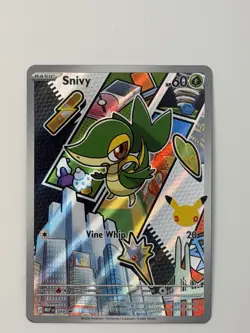 Pokemon First Partner Illustration Series 2 Snivy MEP 049 Black Star Promo - Image 1