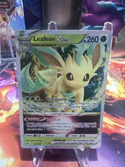 Pokemon TCG Leafeon VSTAR SWSH195 Promo Holo Vstar 260 HP Sword & Shield English - Image 1