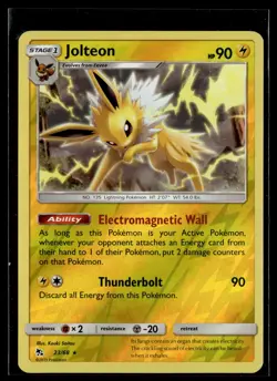 Jolteon 23/68 Hidden Fates Reverse Holo Rare Pokemon - Image 1