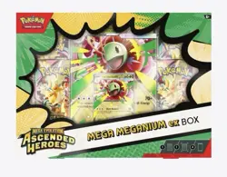 Pokemon TCG: Mega Evolution Ascended Heroes Mega Meganium ex Box Factory-Sealed - Image 1