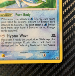 Suicune 030 EX Collector's Carry Tin Holo Vintage 2005 Pokemon TCG Rare MP - Image 4
