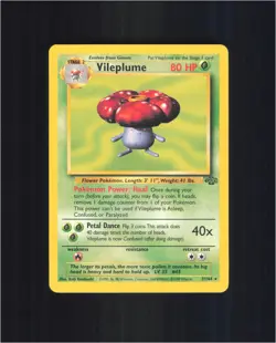 Vileplume 31/64 Rare Jungle Pokemon Unlimited Lightly Played - Image 1