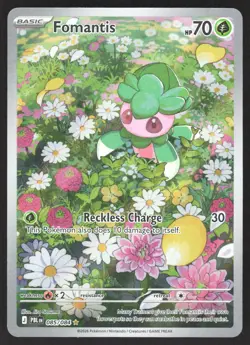 Fomantis 085/084 Holofoil ME05: Pitch Black Near Mint - Image 1