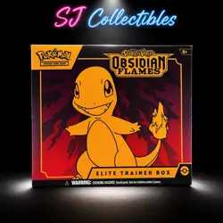 Pokemon TCG Obsidian Flames Elite Trainer Box (ETB) Charmander English 2023 - Image 1