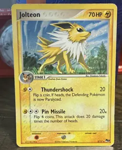 Pokemon Jolteon Rare Holo POP Series 3 Stage 1 70 HP 003/017 Card - Image 1