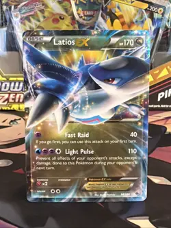 Pokemon TCG Roaring Skies #58/108 Latios EX LP - Image 1
