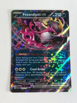 Pokemon TCG Ascended Heroes Fezandipiti EX 142/217 Near Mint - Image 1