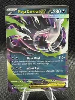 Mega Darkrai ex 048/084 Pokemon Pitch Black Double Rare Holo NM - Image 1