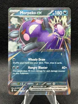 Morpeko ex 055/084 Double Rare Holo Pokemon Pitch Black NM - Image 1