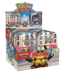 Pokemon Lumiose City Mini-Tin Display Box (10 Mini Tins) FACTORY SEALED! - Image 1