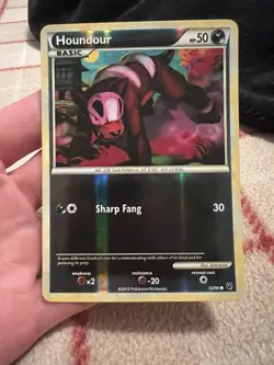 Pokemon Houndour 53/90 Reverse Holo Undaunted NM/M - Image 1