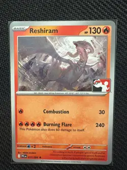 Reshiram 017/094 Phantasmal Flames Prize Pack Non-Holo Pokemon TCG NM - Image 1
