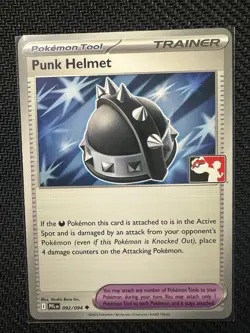Punk Helmet 092/094 Phantasmal Flames Prize Pack Non-Holo Pokemon TCG NM - Image 1