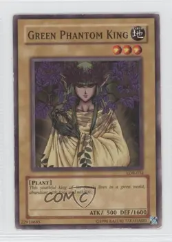 Green Phantom King YuGiOh Legend of Blue Eyes White Dragon #LOB-034 2002 READ - Image 1