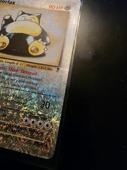 Pokemon Snorlax 64/110 Legendary Collection Reverse Holo DAMAGED - Image 4
