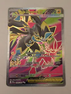 Mega Zeraora EX 098/084 Pokemon Pitch Black Full Art Ultra Rare NM+ - Image 1