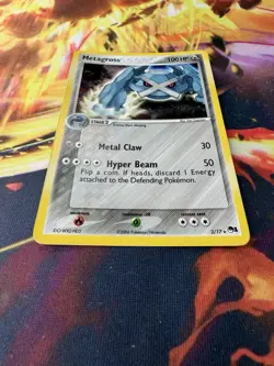 Metagross 2/17 LP-DMG Holo Rare *HOLO SWIRL* POP Series 1 2004 Pokemon TCG - Image 2