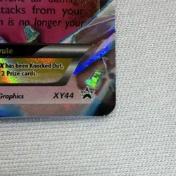 Pokemon TCG Mega Diancie EX Black Star Promo Ultra Holo Card XY44 - Image 3