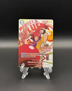 Monkey D. Luffy (ENGLISH) - One Piece x Round 1 Promo Card - Image 1