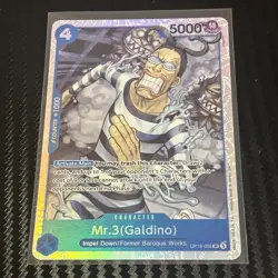 Mr.3(Galdino) OP16-056 SR The Time of Battle Foil English One Piece NM - Image 1