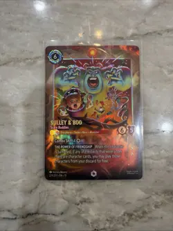 Lorcana TCG Sulley & Boo Enchanted 229/204 Attack of the Vine! - Image 3