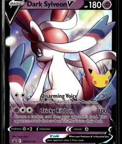 SWSH: Sword & Shield Promo Cards #SWSH134 Dark Sylveon V - Image 1