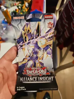 Yugioh Sealed Alliance Insight Booster Pack (9 Cards Per Pack) - Image 1