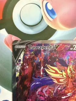 Pokemon TCG Zamazenta v Crown Zenith Galarian Gallery Ultra Rare Card GG54/GG70 - Image 2