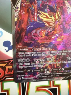 Pokemon TCG Zamazenta v Crown Zenith Galarian Gallery Ultra Rare Card GG54/GG70 - Image 3