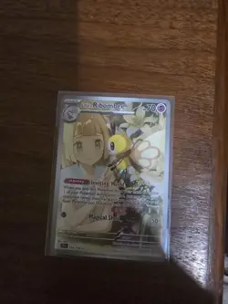 Pokemon TCG Lillie's Ribombee Card Journey Together Illustration, 164/159 - Image 1