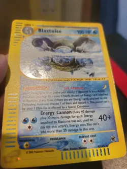 Pokemon TCG Blastoise Expedition Holo Card 4/165 HP - Image 2
