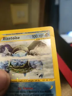 Pokemon TCG Blastoise Expedition Holo Card 4/165 HP - Image 4