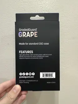 GradedGuard Grape Limited Edition CGC Graded Card Case Impact Absorbing - Image 1