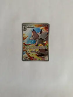 Lycanroc Illustration Rare Card 166/159 Sv9: Journey Together - Image 1