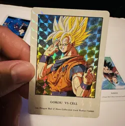 Dragon Ball Z Hero Collection: Series 1 Prism “Goku Vs Cell #146”+ Bonus Cards - Image 1