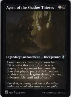 Agent of the Shadow Thieves (Foil Etched) 493 Battle for Baldur's Gate Foil NM - Image 1