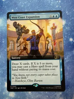 West Coast Expansion (Extended Art) Commander: Marvel Super Heroes 345 NM - Image 1