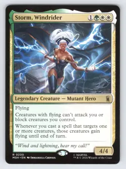 Storm, Windrider 230 Rare Marvel Super Heroes Magic: The Gathering Near Mint - Image 1