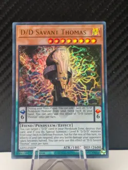 D/D Savant Thomas | GFP2-EN078 | Ultra Rare | 1st Edition | YuGiOh TCG - Image 1