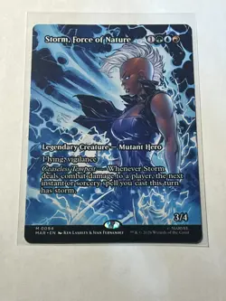 Storm, Force of Nature Borderless Mythic 094 (Marvel Universe) MTG Near Mint - Image 1