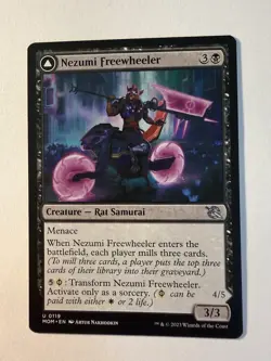 Nezumi Freewheeler Hideous Fleshwheeler (119) March of the Machine MTG - Image 1