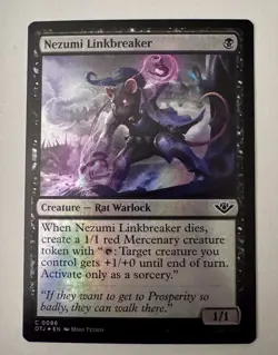 Nezumi Linkbreaker (Foil) - Outlaws of Thunder Junction - Common - 96 - Image 1