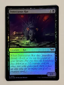Innocuous Rat Duskmourn: House of Horror Foil MTG NM - Image 1