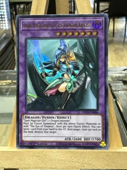 Yugioh *Dark Magician Girl the Dragon Knight X1* Ultra Rare (NM) DLCS-EN006 - Image 1