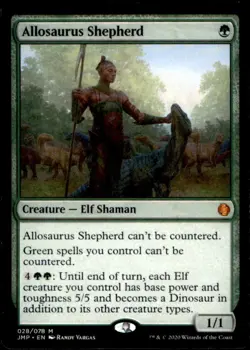 Wizards of the Coast MTG Jumpstart Allosaurus Shepherd Mythic Regular ENG #28 - Image 1
