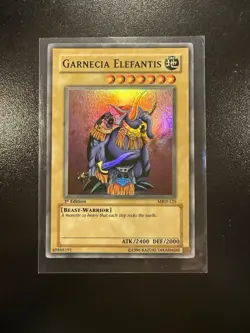 Yugioh Garnecia Elefantis MRD-125 1st Edition Super Rare - Image 1