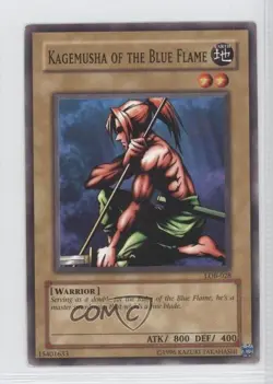 Kagemusha of the Blue Flame YuGiOh Legend Eyes White Dragon #LOB-028 2002 READ - Image 1