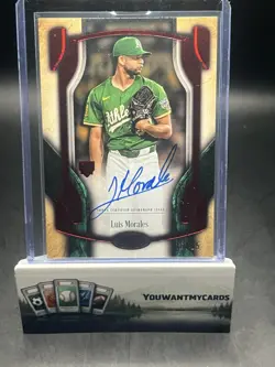 Luis Morales 2026 Tier One Break Out RC Auto Red Foil 16/25 - Image 1